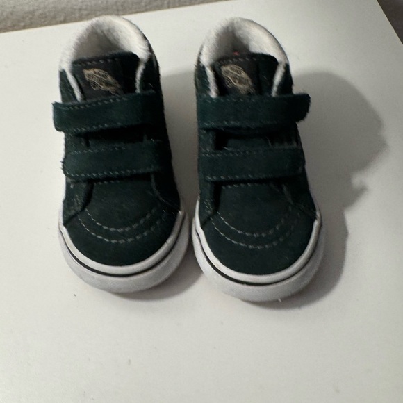 Vans Sk8-Hi MTE Toddler Shoes | Green Camo | Size 5 - Picture 1 of 5
